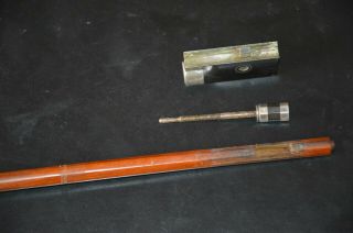 Old violin bow,  French iron mark Emile OUCHARD,  as - found 12