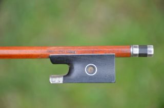 Old Violin Bow,  French Iron Mark Emile Ouchard,  As - Found