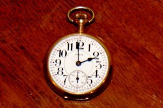 Antique 1921 Elgin B.  W.  Raymond 19j 16s Railroad Grade Pocket Watch