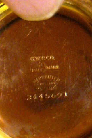 Antique 1921 Elgin B.  W.  Raymond 19j 16s Railroad Grade Pocket Watch 7