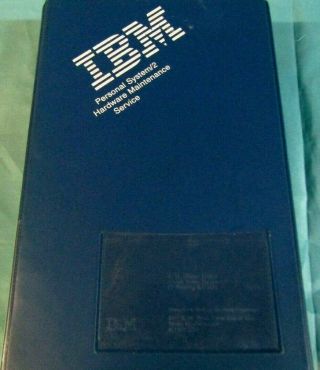 Vintage Ibm 1991 Personal System /2 Hardware Maintenance Service Book W/ Discs