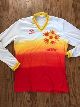Vtg Baltimore Blast Jersey L 1984 Misl Soccer Shirt Football Rare Umbro Nasl Mls