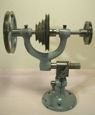 Vtg F.  Lorch 3 Pulley Countershaft Tool System For Watchmakers Jewelers Lathe