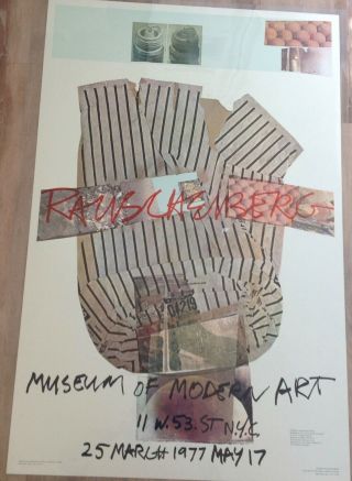 Rauschenberg,  Vintage Museum Of Modern Art 1976 Poster 10