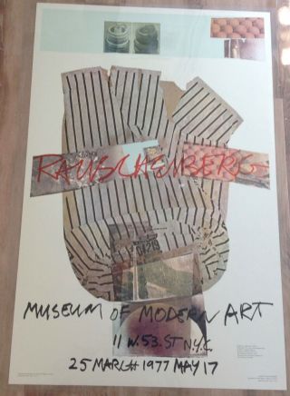 Rauschenberg,  Vintage Museum Of Modern Art 1976 Poster