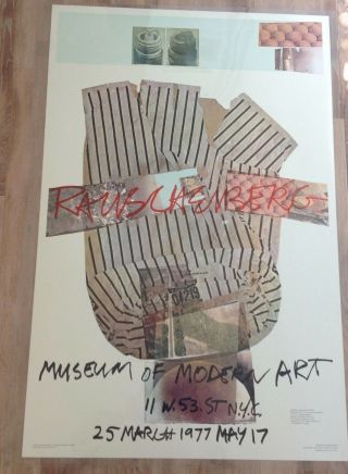 Rauschenberg,  Vintage Museum Of Modern Art 1976 Poster 2
