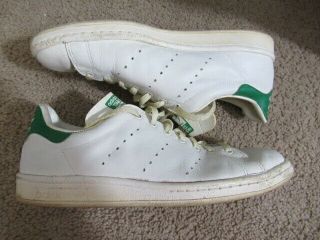 Vintage 70s Adidas Stan Smith Tennis Shoes Sneakers Made In France Mens 9.  5