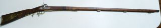 Muzzle Loader Kentucky Long Rifle Stock 1 Piece Wood Black Powder