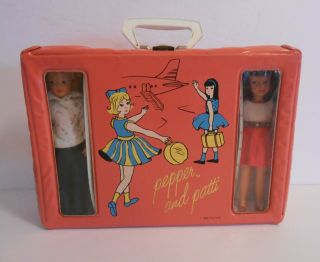 1964 Extremely Rare Ideal Patti Pepper Dolls Case Montgomery Ward Exclusive