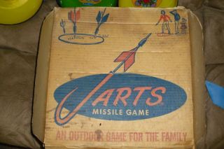 Vintage Darts Missle Game Complete