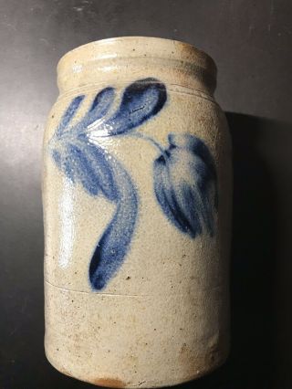Pa Stoneware Decorated Jar 2