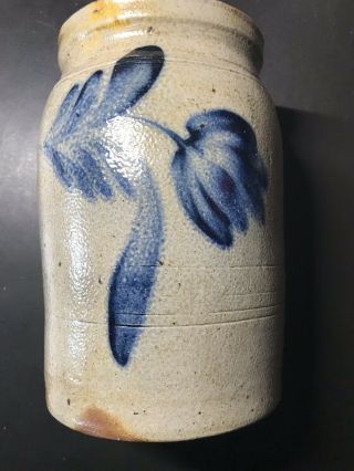 Pa Stoneware Decorated Jar 3