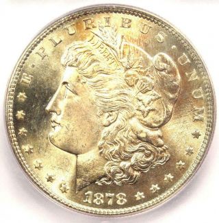 1878 - S Morgan Silver Dollar $1.  Certified Icg Ms66 - Rare In Ms66 - $780 Value