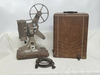 Vintage Keystone Regal K 109 8mm Movie Projector With Case And Accessories