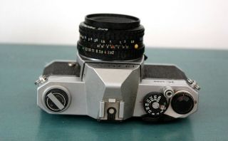 Vintage Asahi Pentax K1000 35mm Film Camera & SMC Pentax - A50mm 1:2 lens 4