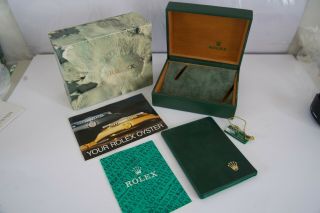 Rolex Vintage Submariner Box Set 16800 - Booklet Hang Tag Wallet