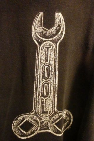 Vintage Tool Band T - Shirt Xl Rare Wrench Graphic 1991