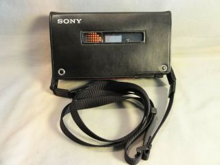 Vintage Sony Walkman Professional Model Wm - D6c W/ Case And Strap