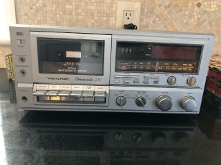 Vintage Realistic Chronosette 237 Am/fm Radio Alarm Clock Cassette Player