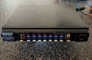 Rare Vintage Sony Xe8 Mk2 Spectrum Analyzer Eq Equalizer - -