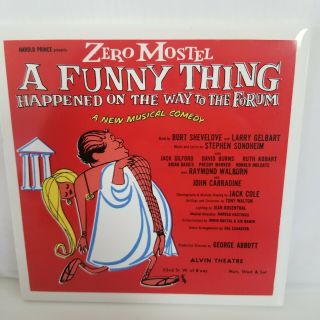 Rare Ceramic Vintage Tile " A Funny Thing Happened On The Way To The Forum "
