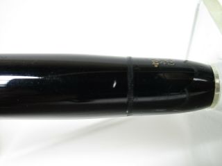 NR vintage MONTBLANC 242 pistonfiller fountain pen 14ct flexy F nib 4