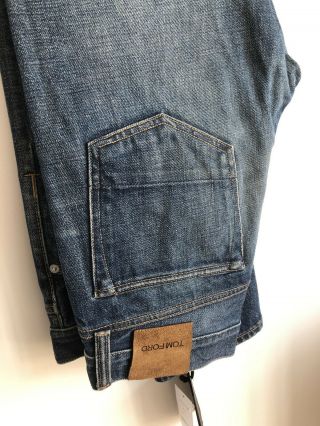 $625 Tom Ford Vintage Wash Jeans 32 W/tags