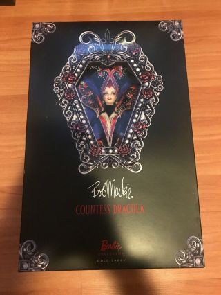 Bob mackie Countess Dracula Barbie Rare One Of 3,  200 2