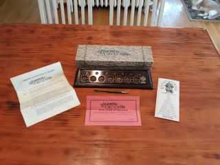 Vintage Lightning Calculator Metal And Wood Grand Rapids Mi W Box Instructions