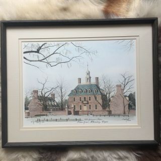 Vintage Limited Edition Print Artist Signed The Governor 