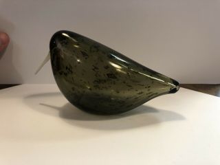 Kaj Franck Nuutajarvi Notsjo Glass Bird Signed & Dated Finland 1958 A Rare Piece