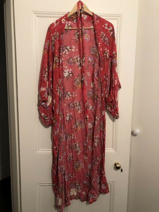 Spell And The Gypsy Sundancer Red Kimono Rare Unicorn - Worn Twice