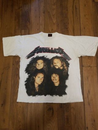 Vintage 1991 Metallica Wherever I May Roam Stage Set T Shirt Xl