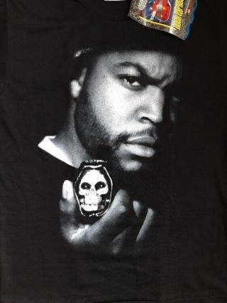 Vintage Deadstock Ice Cube The Predator Rap T Shirt Rare Size M 90s Hip Hop 2