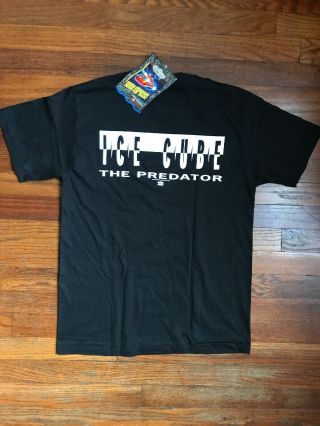 Vintage Deadstock Ice Cube The Predator Rap T Shirt Rare Size M 90s Hip Hop 5