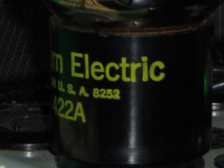 . Western Electric 422a Rectifier Vacuum Tube.  1982 Vintage.  Good