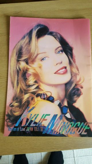 Kylie Minogue RARE 1991 JAPAN Tour Programme Book Rhythm of Love PWL 11