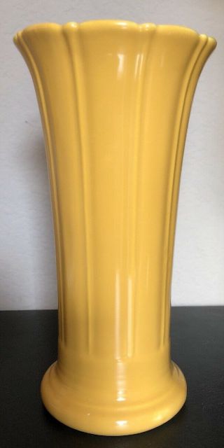 Vintage Fiesta Yellow 8 " Vase