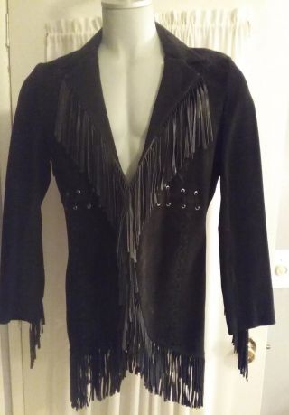 Women,  S Vintage 60 - 70.  Saddlebrook Suede Blazer,  Jacket Sz S