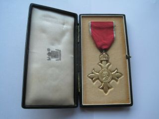 Most Order Of The British Empire,  Medal,  Obe,  Royal Case