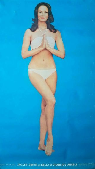 1975 Jaclyn Smith Charlies Angels Sexy Bikini Tv Star Retro 1970s Vintage Poster