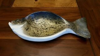 Crappie Wood Carving Wood Bowl Fish Decoy Duck Decoy Casey Edwards