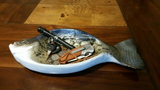 Crappie Wood Carving Wood Bowl Fish Decoy Duck Decoy Casey Edwards 2