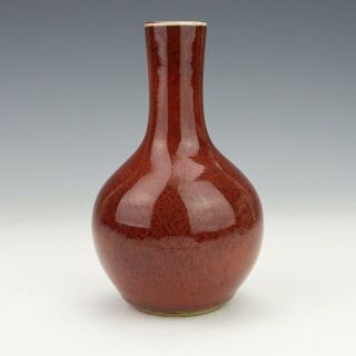Antique Chinese Oriental Porcelain - Sang De Boeuf Glazed Vase 2