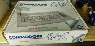 Vintage Commodore 64C Computer w/ Box and Accessories,  games 8