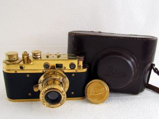 Leica Ii (d) Luftwaffe Eigentum Wwii Vintage Russia Rf 35mm Gold Camera