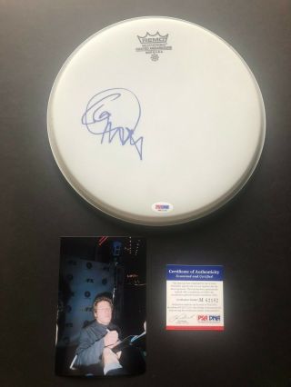 Roger Daltrey Rare Signed Autographed Remo Drumhead Drum The Who Psa/dna