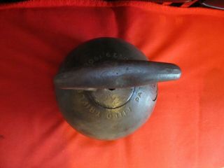 Rare Antique Milo Triplex Kettlebell Exercise Weight Patent Date 1908 2