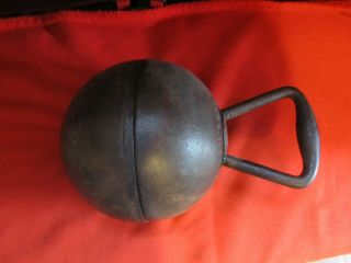 Rare Antique Milo Triplex Kettlebell Exercise Weight Patent Date 1908 6