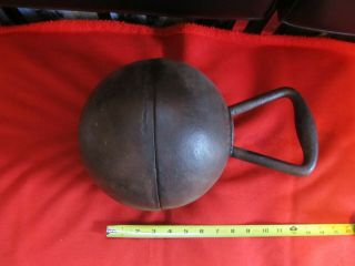 Rare Antique Milo Triplex Kettlebell Exercise Weight Patent Date 1908 9
